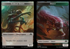 Eldrazi Spawn (2) // Insect (27) Token - Foil